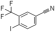 4-Iodo-3-(trifluoromethyl)benzonitrile molecular structure (CAS 161320-00-9)