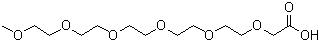 structure of CAS# 16142-03-3, 3,6,9,12,15,18-Hexaoxanonadecanoic acid;[2-[2-[2-[2-(2-Methoxyethoxy)ethoxy]ethoxy]ethoxy]ethoxy]acetic acid