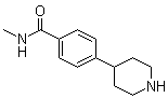 4-(4-Methylaminocarbonylphenyl)piperidine molecular structure (CAS 161610-09-9)