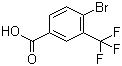 structure of CAS# 161622-14-6, 4-Bromo-3-(trifluoromethyl)benzoic acid