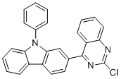 2-(2-Chloroquinazolin-4-yl)-9-phenyl-9H-carbazole molecular structure (CAS 1616499-37-6)