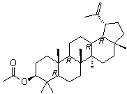 Lupeol 3-acetate molecular structure (CAS 1617-68-1)
