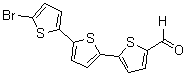 5''-Bromo-[2,2':5',2'']terthiophene-5-carboxaldehyde molecular structure (CAS 161726-69-8)
