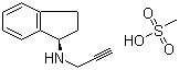Rasagiline mesylate molecular structure (CAS 161735-79-1)