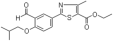 Ethyl 2-(3-formyl-4-isobutoxyphenyl)-4-methylthiazole-5-carboxylate molecular structure (CAS 161798-03-4)