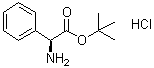 (S)-Phenylglycine tert-butyl ester hydrochloride molecular structure (CAS 161879-12-5)