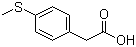 结构式 CAS# 16188-55-9, 4-甲硫基苯乙酸; 对甲硫基苯乙酸