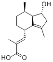 structure of CAS# 1619-16-5, Hydroxyvalerenic acid;(E)-3-[(1R,4S,7R,7aR)-1-hydroxy-3,7-dimethyl-2,4,5,6,7,7a-hexahydro-1H-inden-4-yl]-2-methylprop-2-enoic acid
