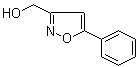 3-Hydroxymethyl-5-phenylisoxazole molecular structure (CAS 1619-37-0)