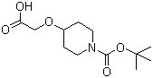 N-Boc-4-carboxymethoxypiperidine molecular structure (CAS 161948-70-5)