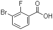 structure of CAS# 161957-56-8, 3-Bromo-2-fluorobenzoic acid