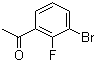 3'-Bromo-2'-fluoroacetophenone molecular structure (CAS 161957-61-5)