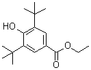 3,5-Bis(1,1-dimethylethyl)-4-hydroxybenzoic acid ethyl ester molecular structure (CAS 1620-64-0)