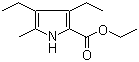 structure of CAS# 16200-50-3, Ethyl 3,4-diethyl-5-methyl-1H-pyrrole-2-carboxylate