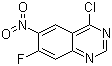4-氯-7-氟-6-硝基喹唑啉分子结构 (CAS 162012-70-6)