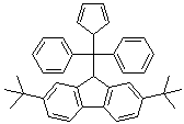 9-(2,4-Cyclopentadien-1-yldiphenylmethyl)-2,7-bis(1,1-dimethylethyl)-9H-fluorene molecular structure (CAS 162024-88-6)