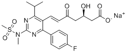 Rosuvastatin EP Impurity C Sodium Salt molecular structure (CAS 1620823-61-1)