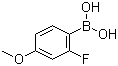 2-Fluoro-4-methoxyphenylboronic acid molecular structure (CAS 162101-31-7)