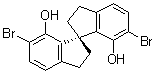 (1S)-6,6'-Dibromo-2,2',3,3'-tetrahydro-1,1'-spirobi[1H-indene]-7,7'-diol molecular structure (CAS 1621066-74-7)