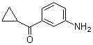 (3-氨苯基)环丙基甲酮分子结构 (CAS 162174-75-6)