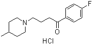 structure of CAS# 1622-79-3, Methylperone hydrochloride