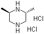 (2R,6R)-2,6-二甲基哌嗪二盐酸盐分子结构 (CAS 162240-93-9)