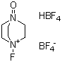 1-Fluoro-4-aza-1-azoniabicyclo[2.2.2]octane tetrafluoroborate 4-oxide tetrafluoroborate molecular structure (CAS 162241-33-0)