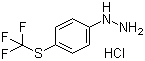 4-(Trifluoromethyl)thiophenylhydrazine hydrochloride molecular structure (CAS 162258-86-8)