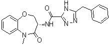 (S)-5-Benzyl-N-(5-methyl-4-oxo-2,3,4,5-tetrahydrobenzo[b][1,4]oxazepin-3-yl)-4H-1,2,4-triazole-3-carboxamide molecular structure (CAS 1622848-92-3)