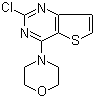 2-Chloro-4-(morpholin-4-yl)thieno[3,2-d]pyrimidine molecular structure (CAS 16234-15-4)