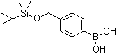 结构式 CAS# 162356-89-0, [4-[[[叔丁基)二甲基硅烷]氧]甲基]苯硼酸; 4-TBDMS-羟氧甲基苯硼酸