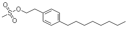 4-Octylphenethyl methanesulfonate molecular structure (CAS 162358-06-7)