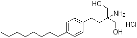 Fingolimod hydrochloride molecular structure (CAS 162359-56-0)