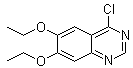 结构式 CAS# 162363-46-4, 4-氯-6,7-二乙氧基喹唑啉