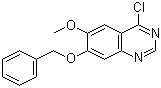 structure of CAS# 162364-72-9, 7-Benzyloxy-4-chloro-6-methoxyquinazoline;4-Chloro-6-methoxy-7-benzyloxyquinazoline