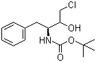 结构式 CAS# 162536-40-5, (2R,3S)-3-(叔丁氧羰基氨基)-1-氯-2-羟基-4-苯基丁烷