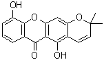 6-脱氧巴西红厚壳素分子结构 (CAS 16265-56-8)
