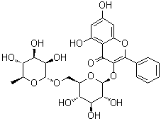 Galangin 3-rutinoside molecular structure (CAS 16268-50-1)