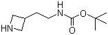 结构式 CAS# 162696-31-3, N-[2-(3-氮杂环丁基)乙基]氨基甲酸叔丁酯