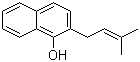2-异戊烯基-1-萘酚分子结构 (CAS 16274-34-3)