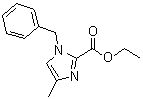 4-Methyl-1-(phenylmethyl)-1H-imidazole-2-carboxylic acid ethyl ester molecular structure (CAS 1627504-34-0)