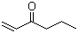 structure of CAS# 1629-60-3, 1-Hexen-3-one
