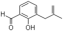 2-羟基-3-(2-甲基-2-丙烯基)苯甲醛分子结构 (CAS 162971-77-9)