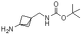 N-[(3-Aminobicyclo[1.1.1]pent-1-yl)methyl]carbamic acid 1,1-dimethylethyl ester molecular structure (CAS 1630906-49-8)