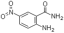 结构式 CAS# 16313-65-8, 2-氨基-5-硝基苯甲酰胺