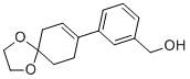 3-(1,4-Dioxaspiro[4.5]dec-7-en-8-yl)benzenemethanol molecular structure (CAS 1632047-58-5)