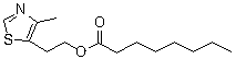 结构式 CAS# 163266-17-9, 辛酸 2-(4-甲基-5-噻唑基)乙酯