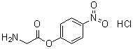 结构式 CAS# 16336-29-1, 甘氨酸对硝基苯基酯盐酸盐