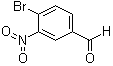 4-溴-3-硝基苯甲醛分子结构 (CAS 163596-75-6)
