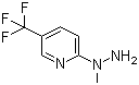 结构式 CAS# 163620-24-4, 2-(1-甲基肼基)-5-(三氟甲基)吡啶